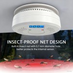 PHEANOO Home Composite Smoke and Carbon Monoxide Detector Combined Detector with LCD Display and LED Indicators 85 DB Alarm